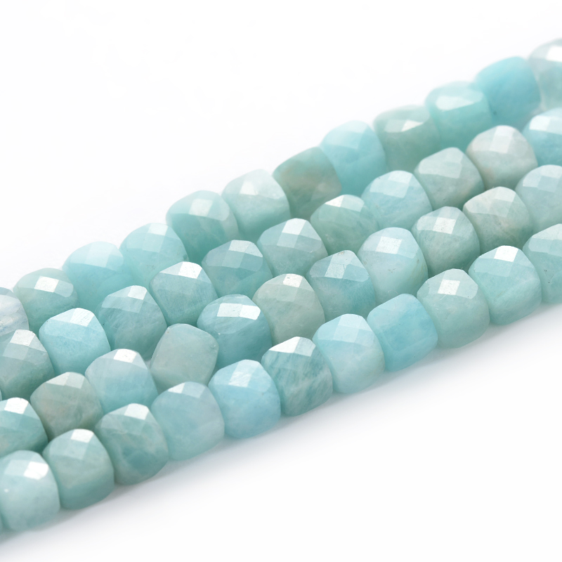 Gemstone Cube Beads