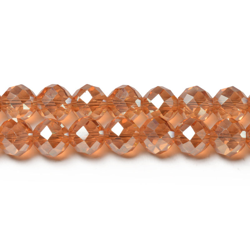 Glass Faceted Round Beads