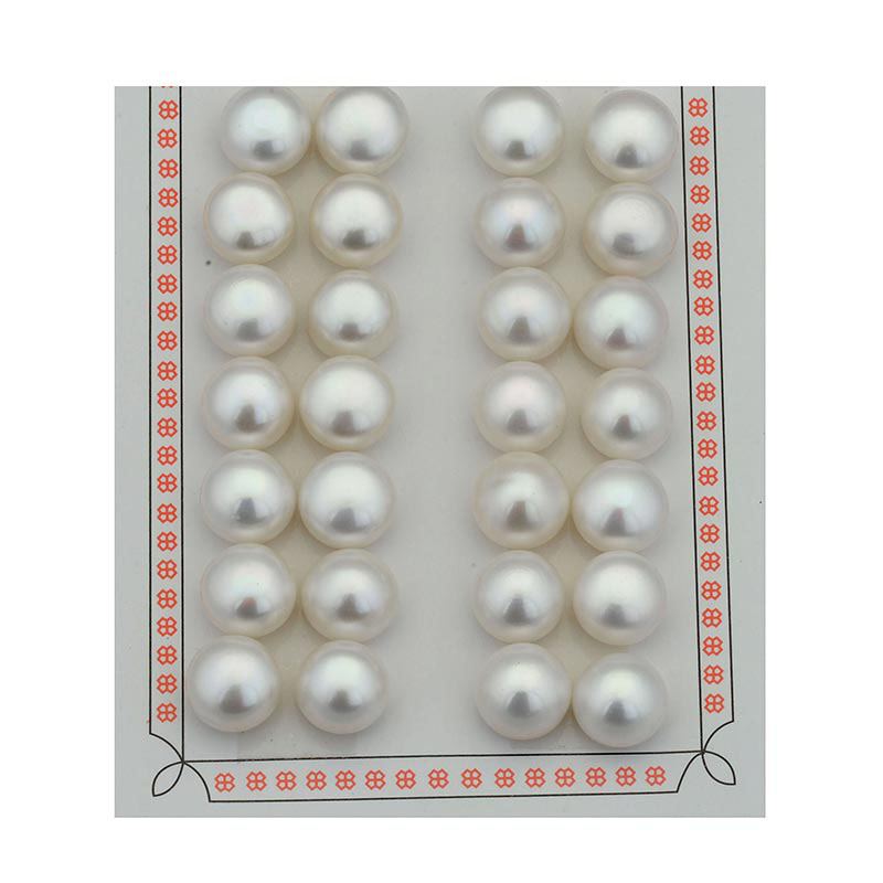 Pearl Half Hole Beads