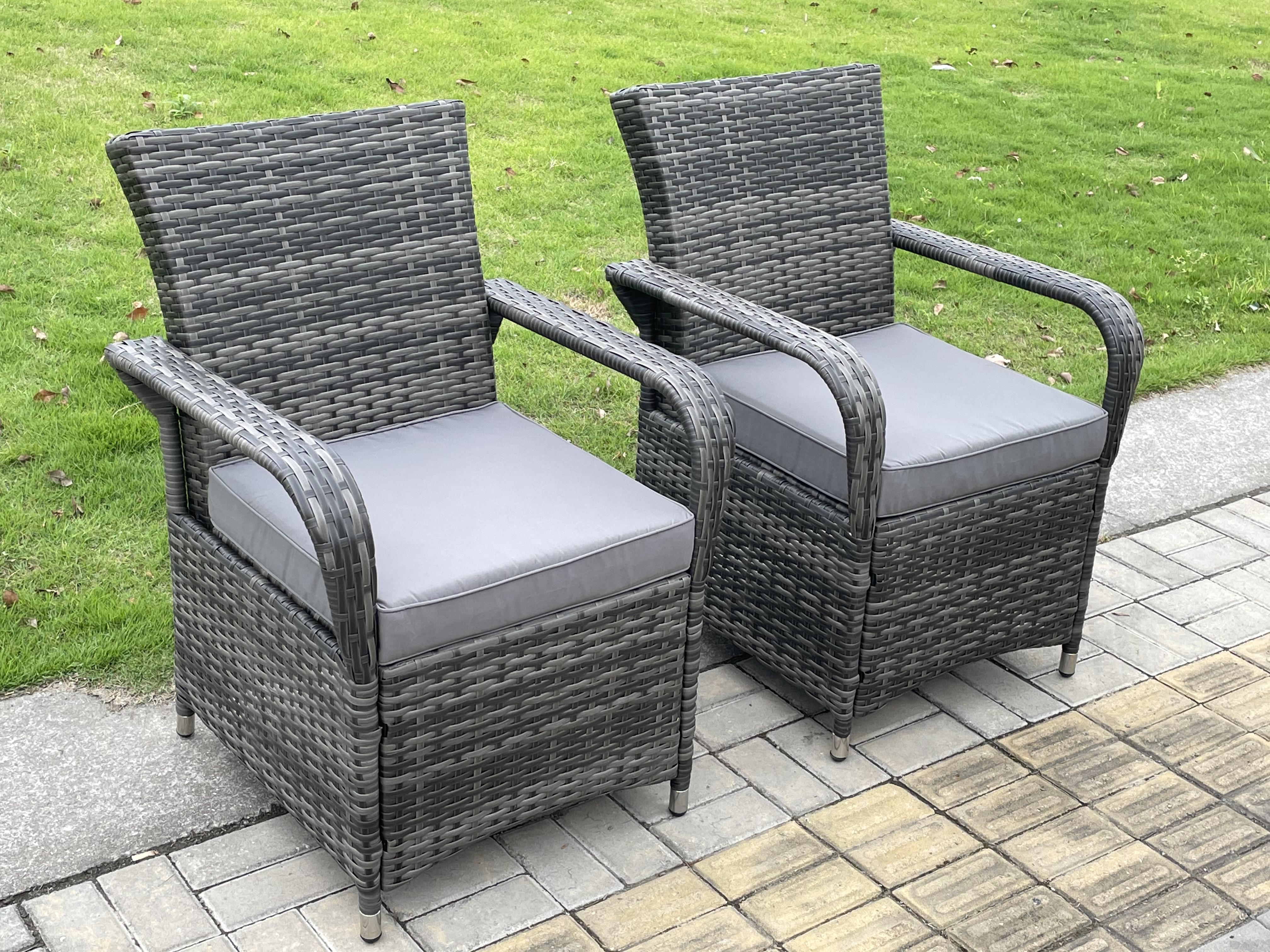 Grey rattan online seats