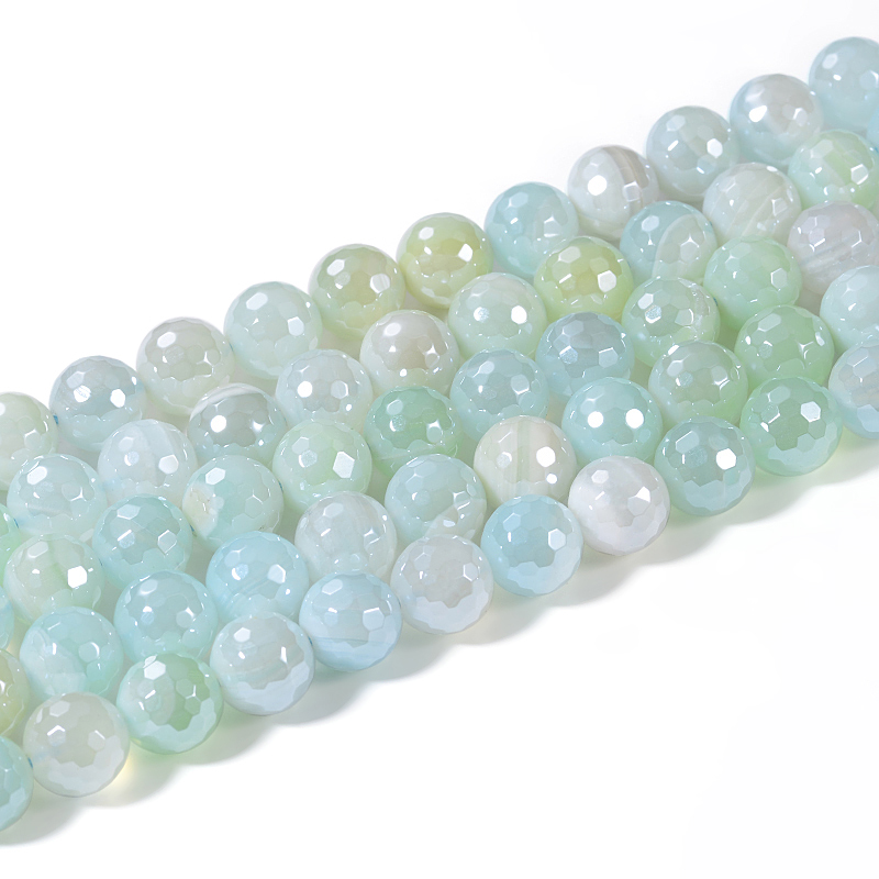Plated Gemstone Beads
