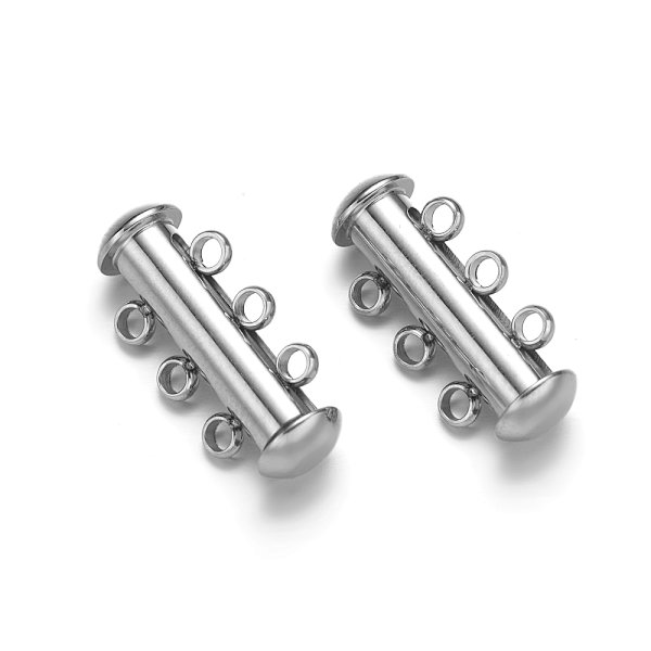 Stainless Steel 3 Loop Slide Clasp