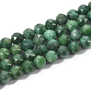 African Jade Star Shape Faceted Beads