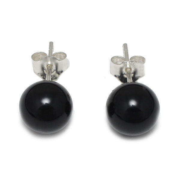 925 Sterling Silver Black Onyx Earrings