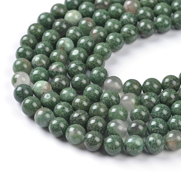 B Grade African Jade Round Beads