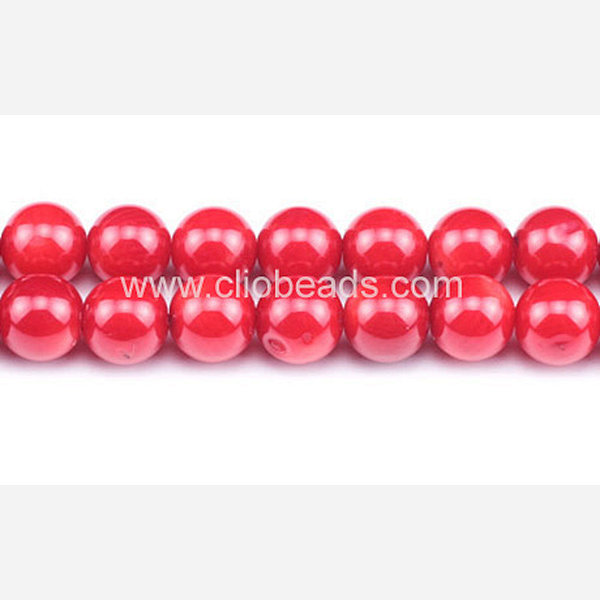 B Grade Red Coral Rounds